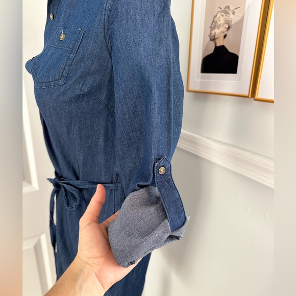 Like New Maison Jules Jean Dress Size XS with Pockets 🦋 - Picture 5 of 7
